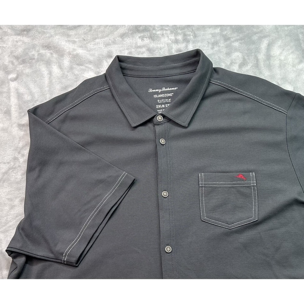 Tommy Bahama Charcoal Button Down Shirt